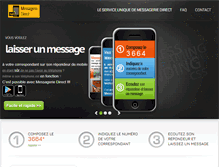Tablet Screenshot of messagerie-direct.com